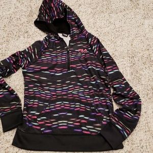 Fila sport hooded half zip sweatshirt